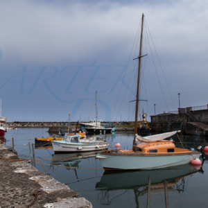 Sailboats In Harbor